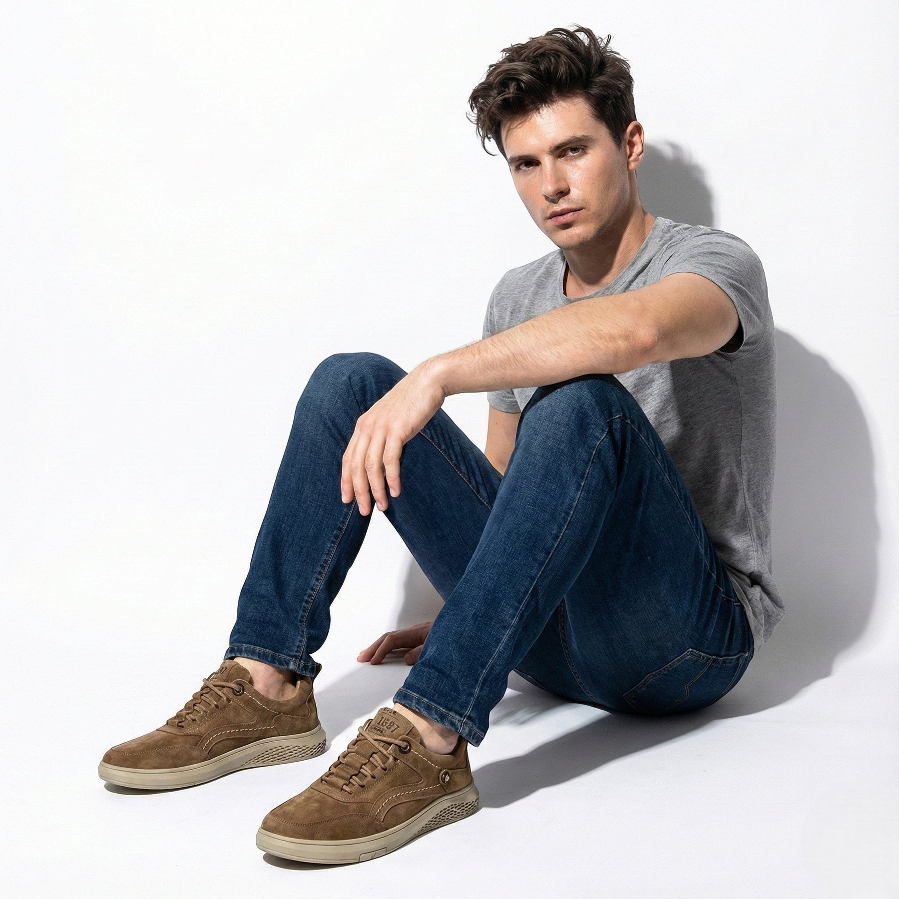 Casual Slip-On Sneakers-footwear > sneakers > slip-on sneakers-Laventaire-Laventaire