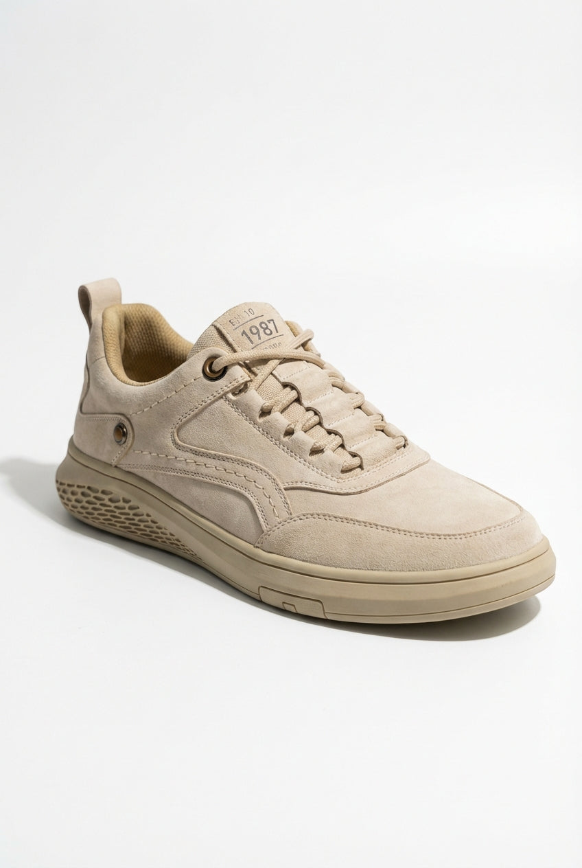 Casual Slip-On Sneakers-footwear > sneakers > slip-on sneakers-Laventaire-Beige-38-Laventaire