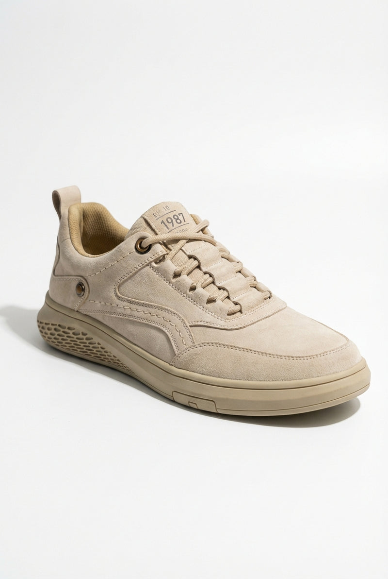 Casual Slip-On Sneakers-footwear > sneakers > slip-on sneakers-Laventaire-Beige-38-Laventaire