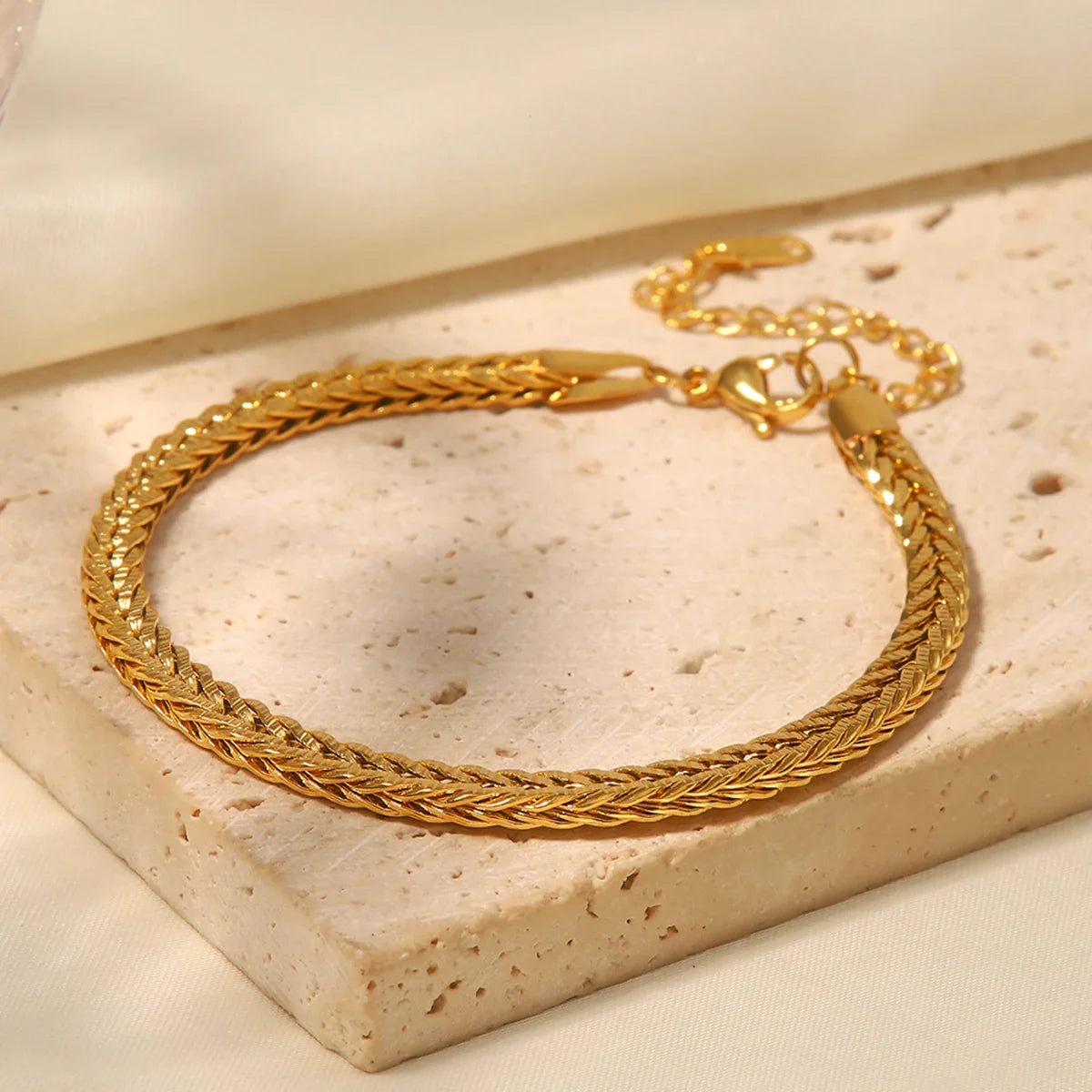 Casual Snake Chain Bracelet-jewelry > bracelets > chain bracelets-Laventaire-Laventaire