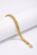 Casual Snake Chain Bracelet-jewelry > bracelets > chain bracelets-Laventaire-Gold-One Size-Laventaire