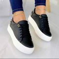 Casual Sneakers Chain Detail-footwear > sneakers > casual sneakers-Laventaire-Black-36-Laventaire