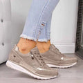 Casual Sneakers Side Zipper-footwear > sneakers-Laventaire-Gray-35-Laventaire