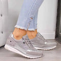 Casual Sneakers Side Zipper-footwear > sneakers-Laventaire-Light Gray-35-Laventaire