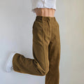 Casual Staight Leg Trousers-trousers > straight leg trousers-Laventaire-Laventaire