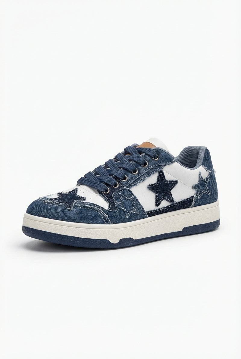 Casual Star Sneakers-footwear > sneakers-Laventaire-Dark Denim-35-Laventaire