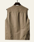 Casual Straight Fit Vest-outerwear > vests-Laventaire-Laventaire