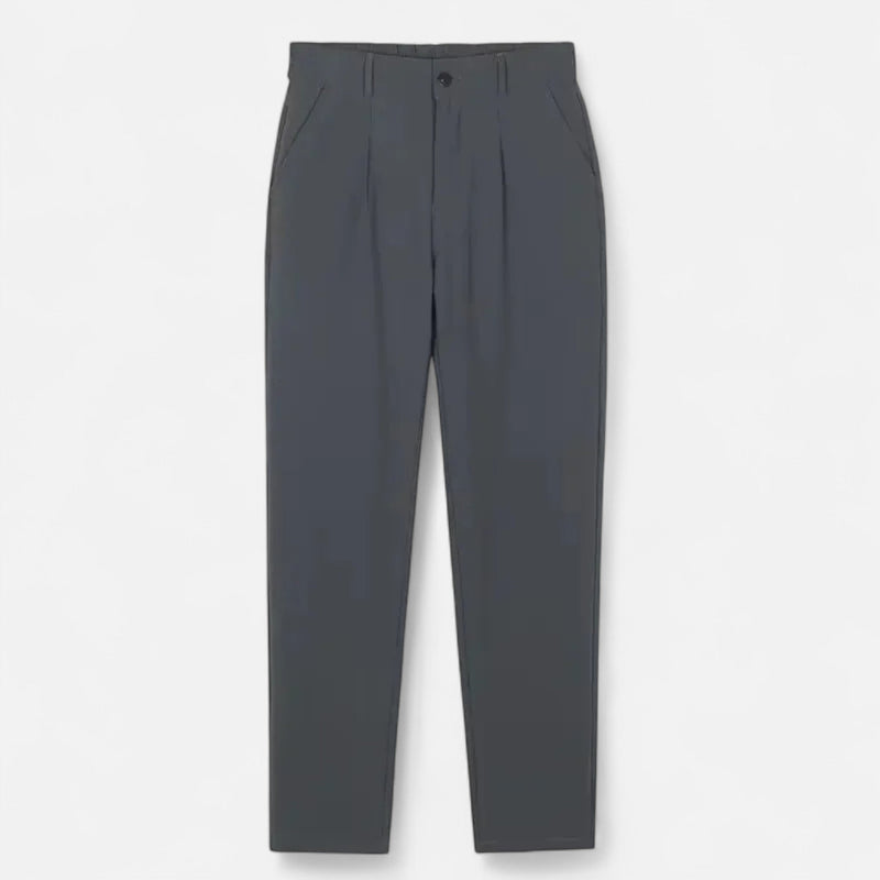 Casual Straight Leg Trousers-trousers > straight leg trousers-Laventaire-Laventaire