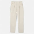 Casual Straight Leg Trousers-trousers > straight leg trousers-Laventaire-Cream-S-Laventaire
