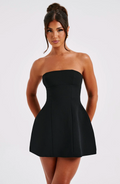 Casual Strapless Mini Dress-dresses > mini dress-Laventaire-Laventaire