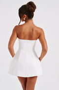Casual Strapless Mini Dress-dresses > mini dress-Laventaire-Laventaire