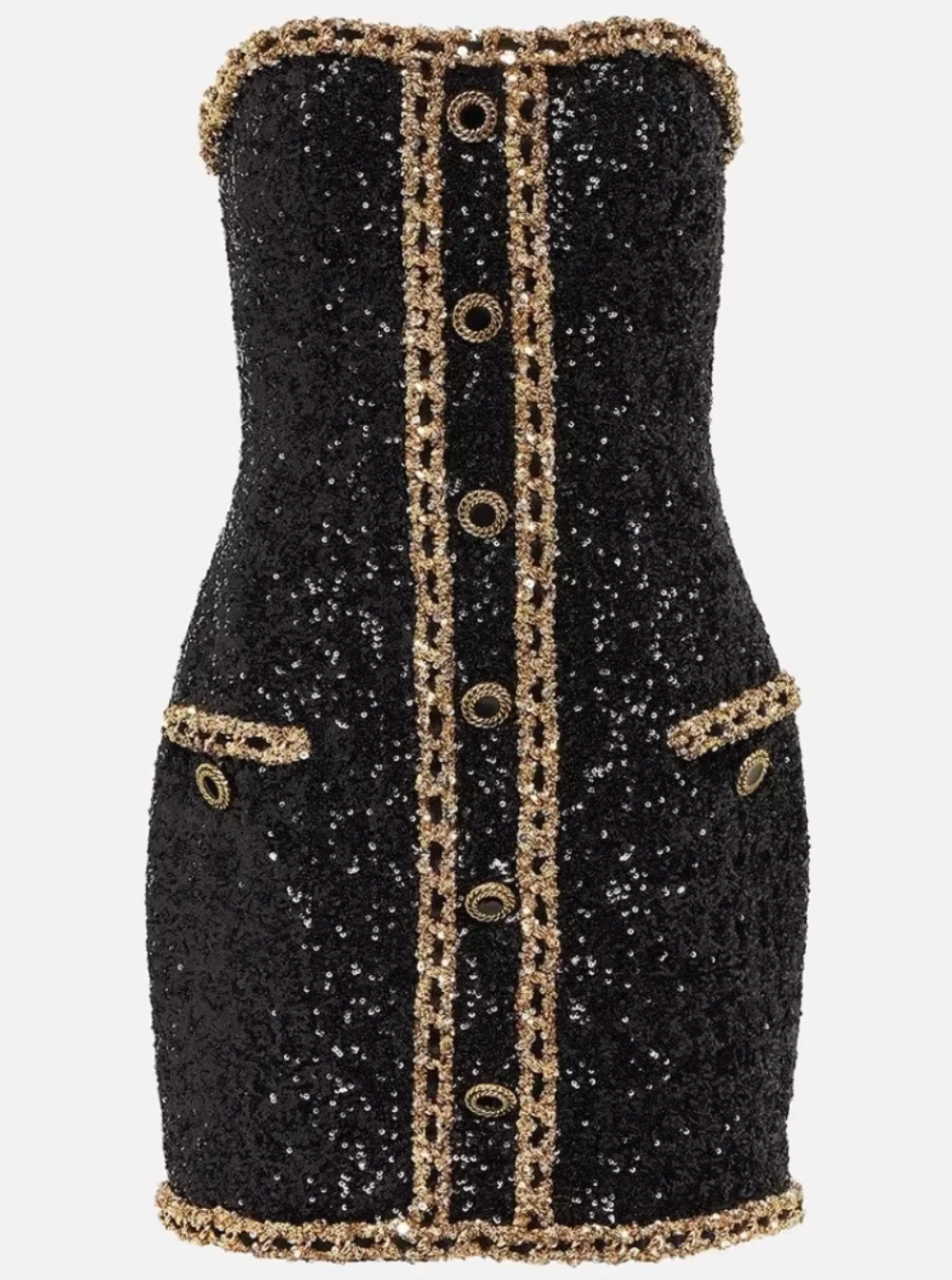 Casual Strapless Mini Dress-dresses > mini dress-Laventaire-Laventaire