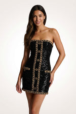 Casual Strapless Mini Dress