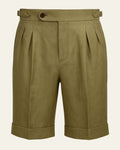 Casual Structured Shorts-shorts > structured shorts-Laventaire-Laventaire