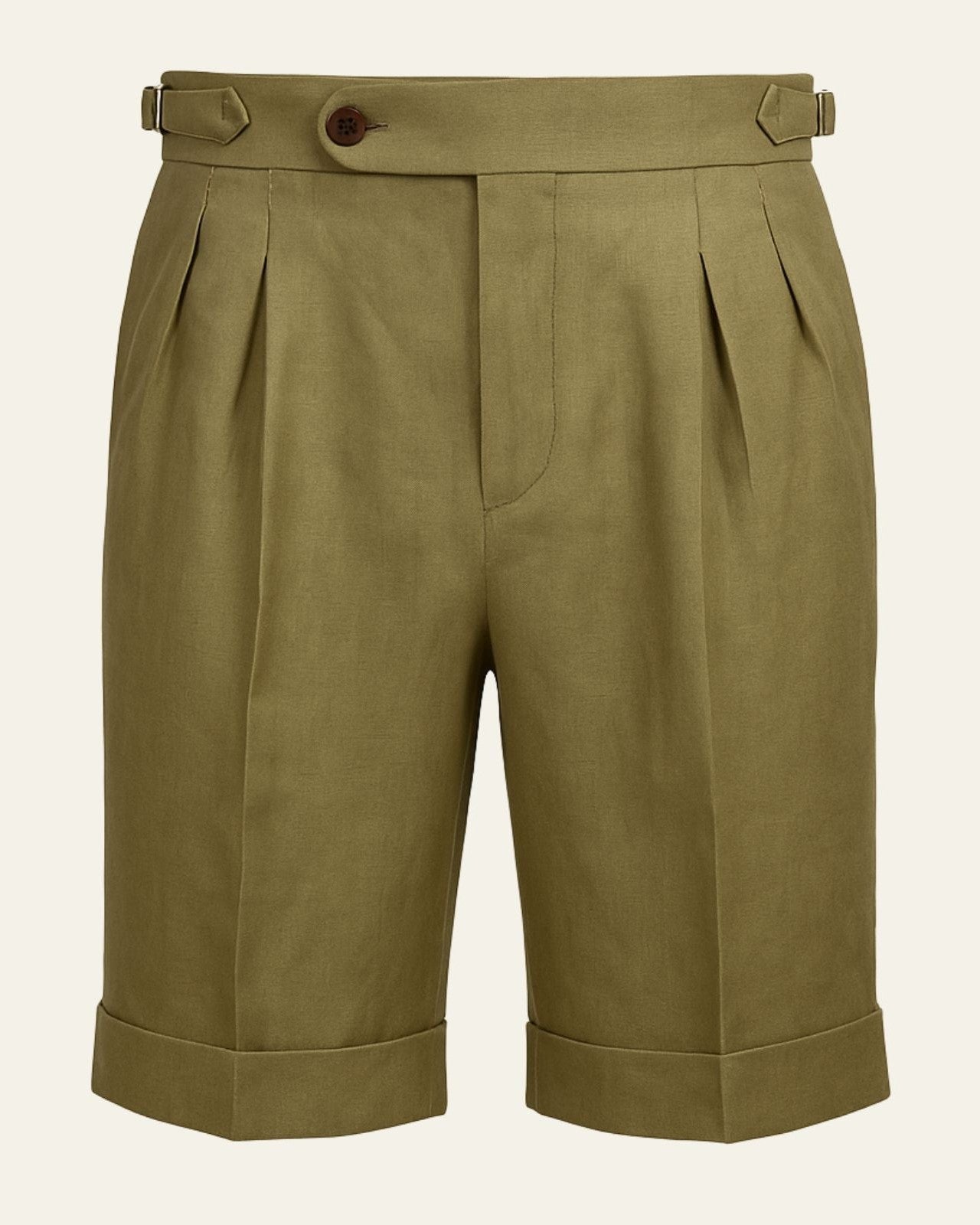 Casual Structured Shorts-shorts > structured shorts-Laventaire-Laventaire