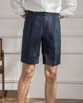 Casual Structured Shorts-shorts > structured shorts-Laventaire-Laventaire