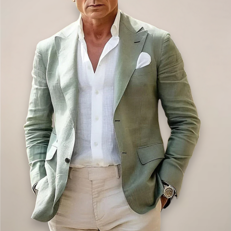 Casual Tailored Blazer-blazers > casual blazers-Laventaire-Laventaire