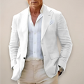 Casual Tailored Blazer-blazers > casual blazers-Laventaire-White-S-Laventaire