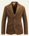 Casual Tailored Blazer-blazers > tailored blazer-Laventaire-Brown-S-Laventaire