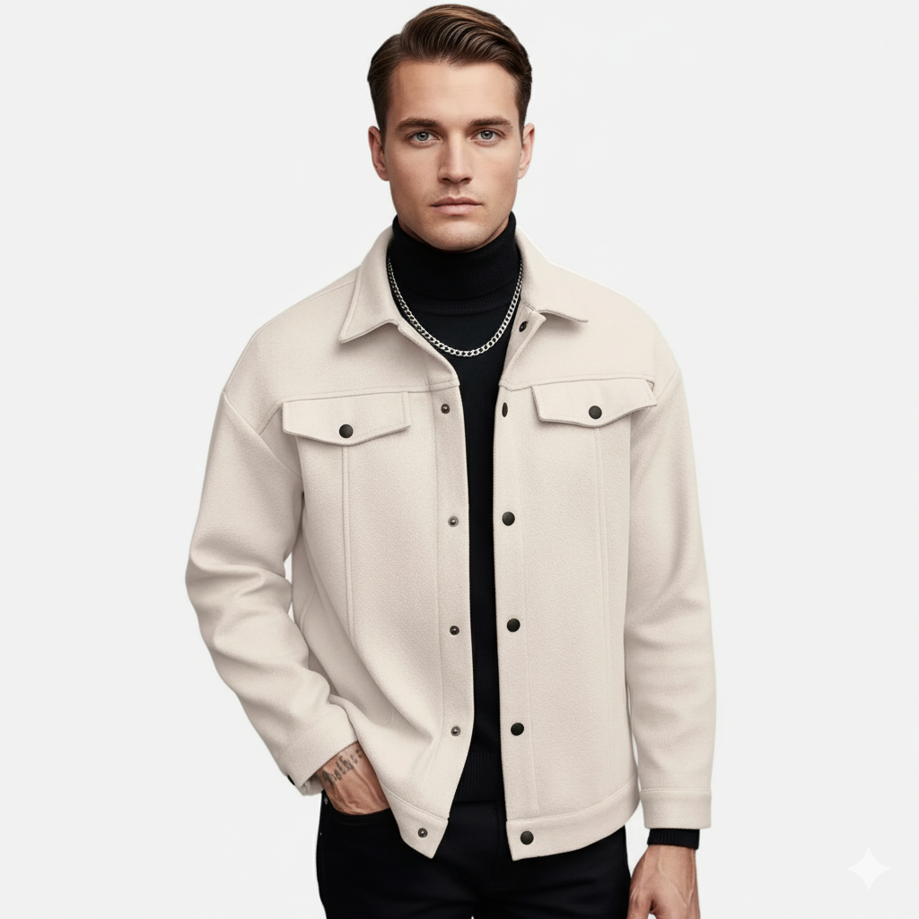 Casual Tailored Fit Jacket-jackets > casual jackets-Laventaire-Laventaire
