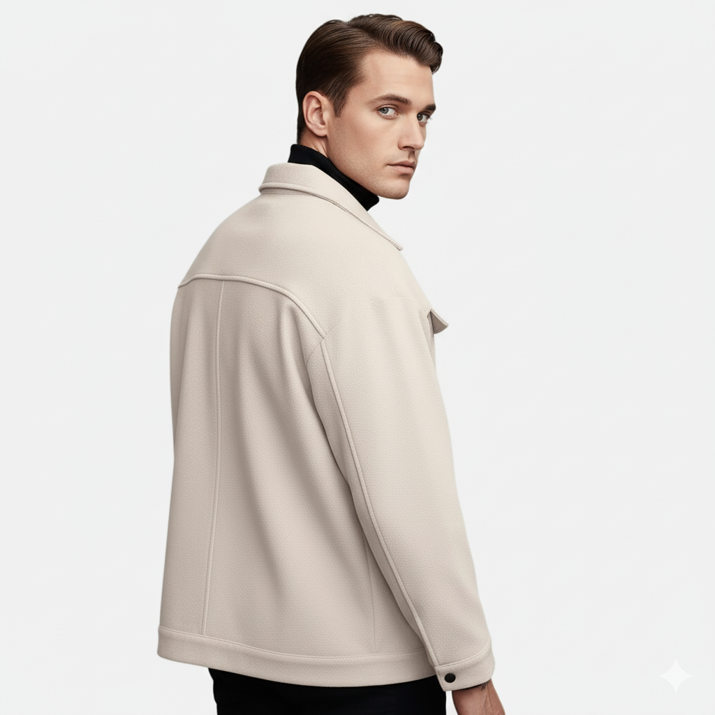 Casual Tailored Fit Jacket-jackets > casual jackets-Laventaire-Laventaire