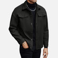 Casual Tailored Fit Jacket-jackets > casual jackets-Laventaire-Black-S-Laventaire