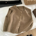 Casual Tailored Gilet Vest-vest > tailored gilet vest-Laventaire-Khaki-S-Laventaire