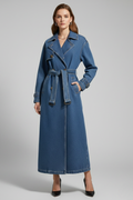 Casual Trench Coat-outerwear > trench coat-Laventaire-Laventaire