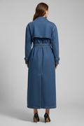 Casual Trench Coat-outerwear > trench coat-Laventaire-Laventaire