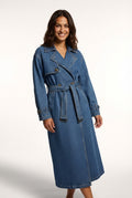 Casual Trench Coat-outerwear > trench coat-Laventaire-Laventaire