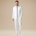 Casual Two-Piece Set-sets > two-piece sets-Laventaire-White-S-Laventaire