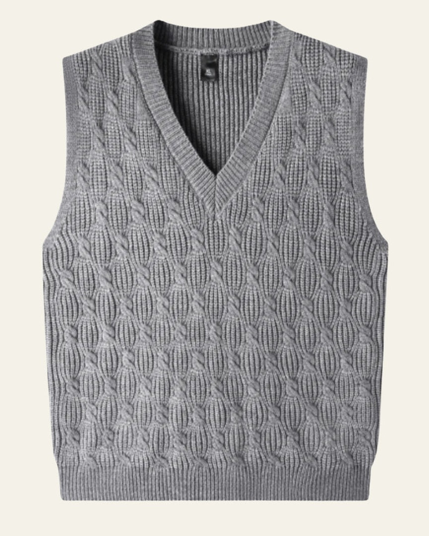 Casual V-Neck Vest-tops > vests-Laventaire-Laventaire