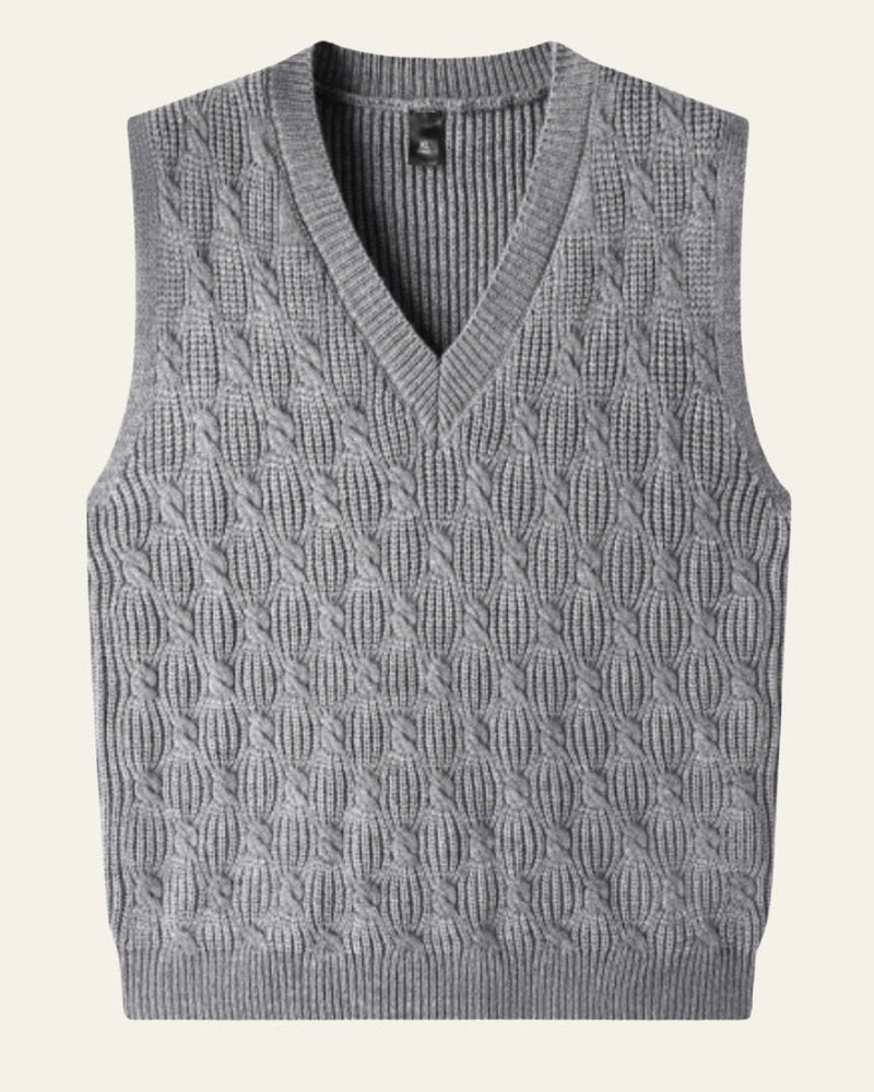 Casual V-Neck Vest-tops > vests-Laventaire-Laventaire