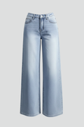 Casual Wide Leg Jeans-jeans > wide leg jeans-Laventaire-Laventaire