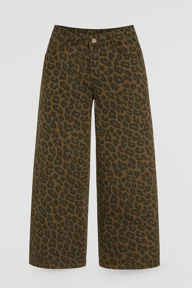 Casual Wide Leg Pants-trousers > casual trousers-Laventaire-Laventaire