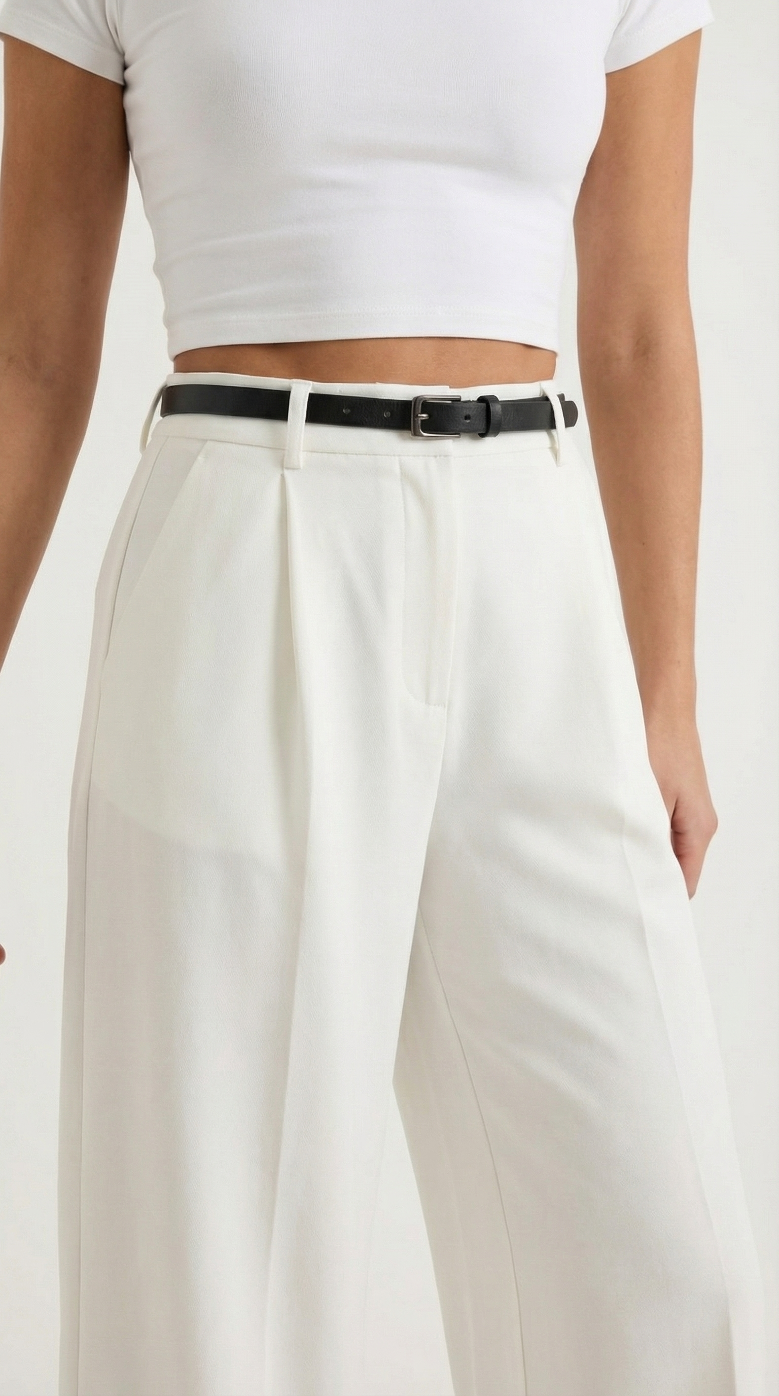 Casual Wide Leg Trousers-trousers > wide leg trousers-Laventaire-Laventaire