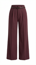 Casual Wide Leg Trousers-trousers > wide leg trousers-Laventaire-Laventaire