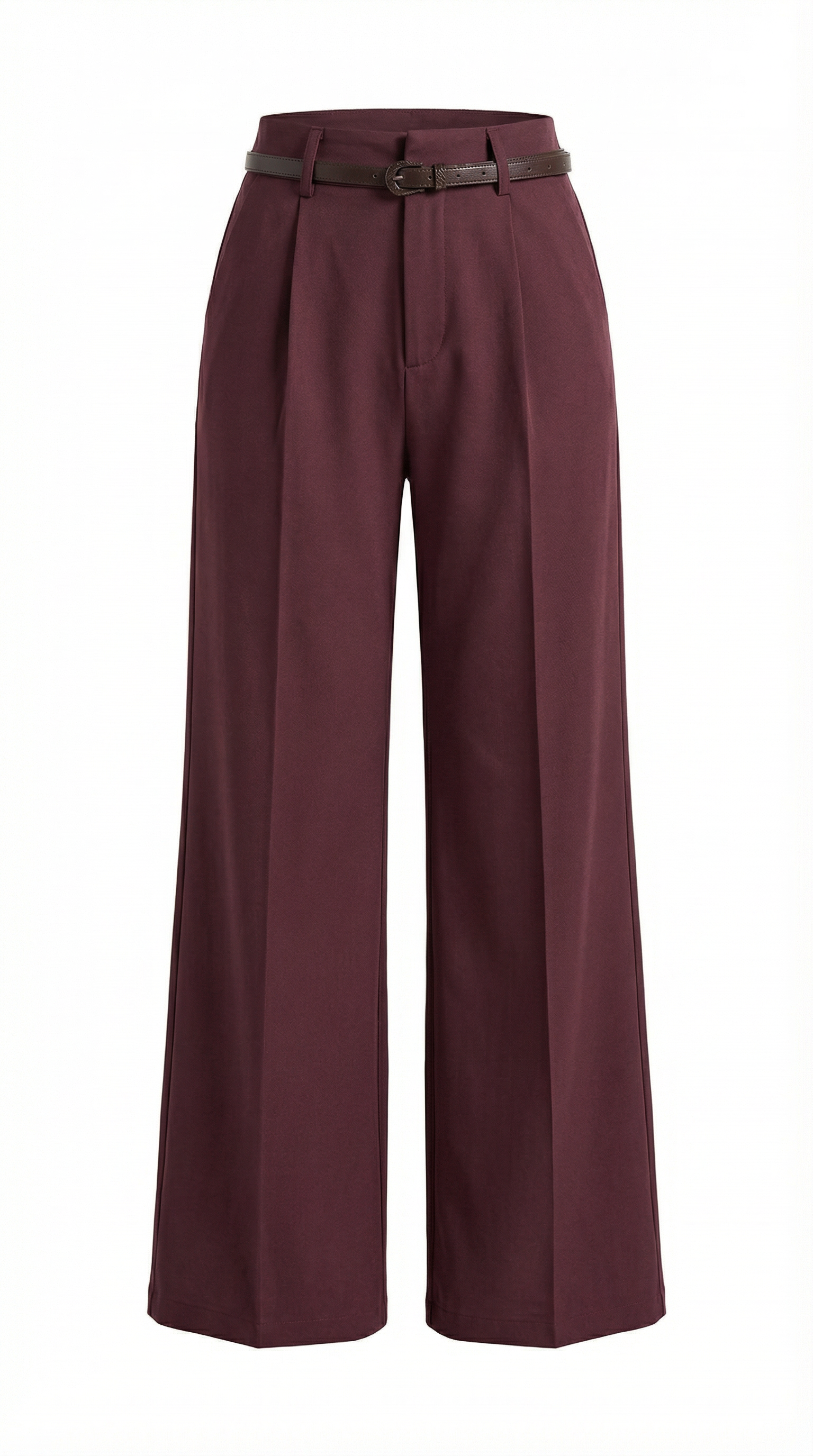 Casual Wide Leg Trousers-trousers > wide leg trousers-Laventaire-Laventaire