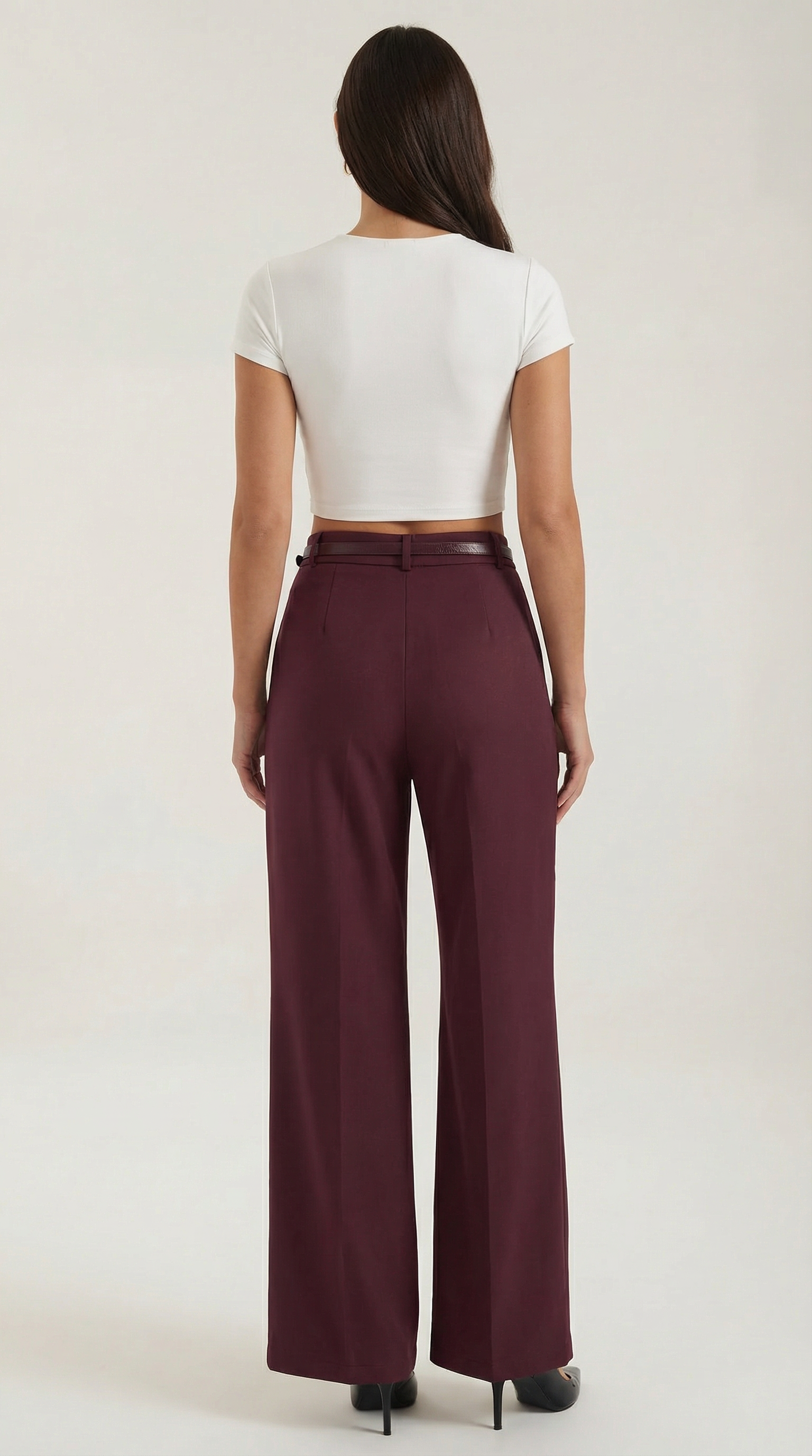 Casual Wide Leg Trousers-trousers > wide leg trousers-Laventaire-Laventaire