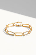 Chain Bracelet With Stones-jewelry > bracelets > chain bracelet-Laventaire-Laventaire