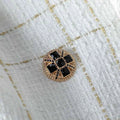 Checked Tailored Blazer-blazers > tailored blazer-Laventaire-Laventaire