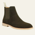 Chelsea Ankle Boots-footwear > ankle boots > Chelsea boots-Laventaire-Dark Green-38-Laventaire