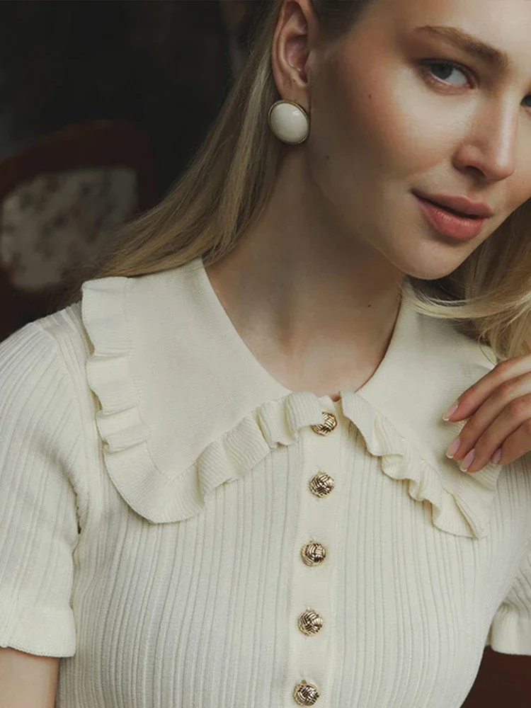 Chic Collar Mini Dress-dresses > mini dress-Laventaire-Laventaire