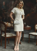 Chic Collar Mini Dress-dresses > mini dress-Laventaire-Laventaire