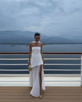 Chic Strapless Maxi Dress-dresses > maxi dress-Laventaire-Laventaire