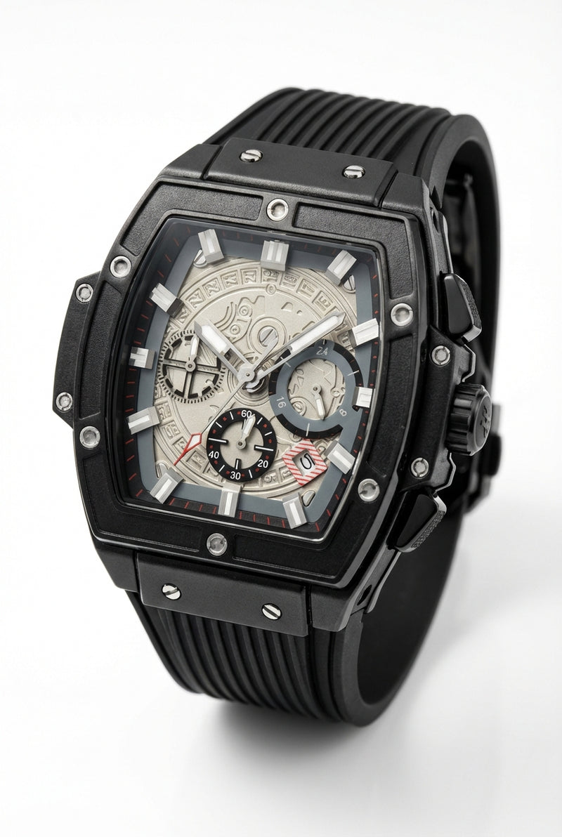 Chronograph Dress Watch-watches > dress watches > chronograph dress watches-Laventaire-Black-One Size-Laventaire