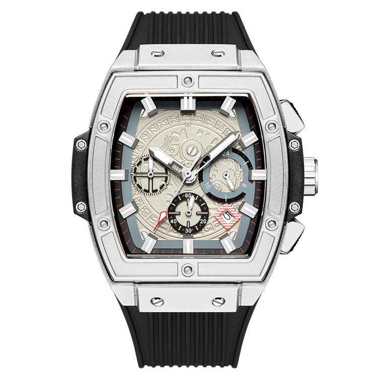 Chronograph Dress Watch-watches > dress watches > chronograph dress watches-Laventaire-Silver-One Size-Laventaire