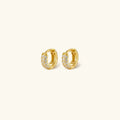Chunky Huggie Earrings-jewelry > earrings > huggie earrings-Laventaire-Laventaire
