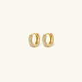 Chunky Huggie Earrings-jewelry > earrings > huggie earrings-Laventaire-Laventaire