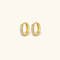 Chunky Huggie Earrings-jewelry > earrings > huggie earrings-Laventaire-Laventaire